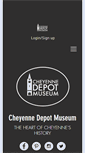 Mobile Screenshot of cheyennedepotmuseum.org